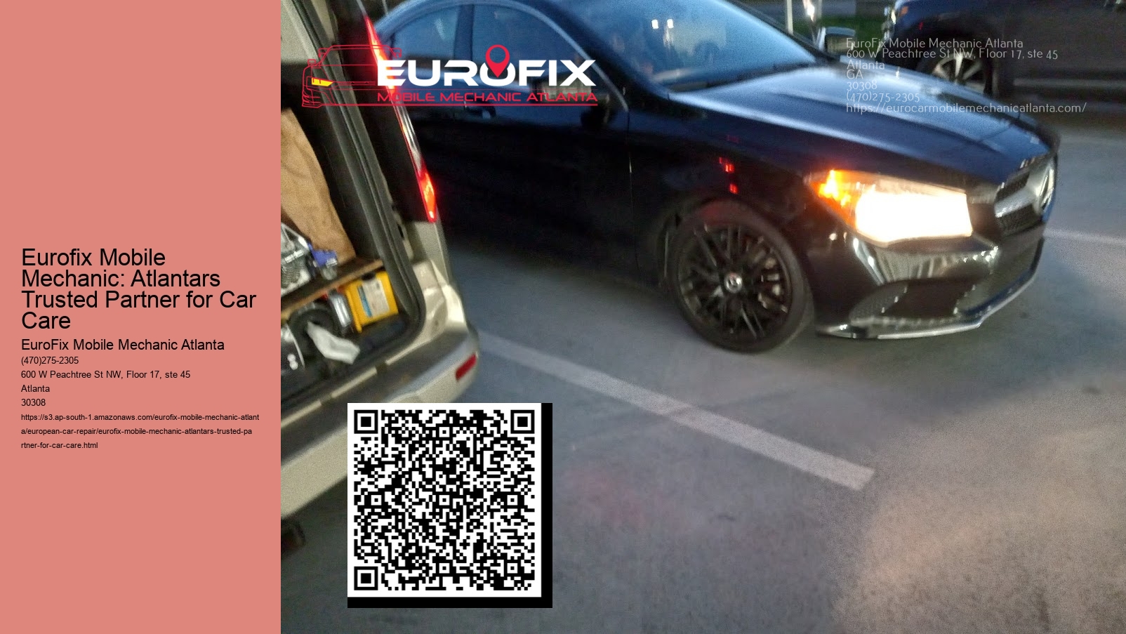 Eurofix Mobile Mechanic: Atlantars Trusted Partner for Car Care
