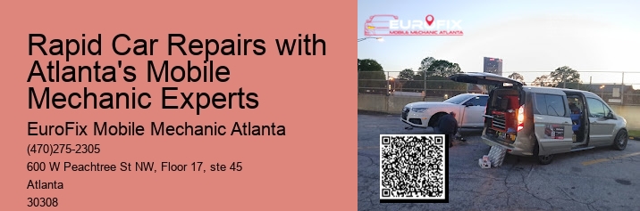 Rapid Car Repairs with Atlanta's Mobile Mechanic Experts