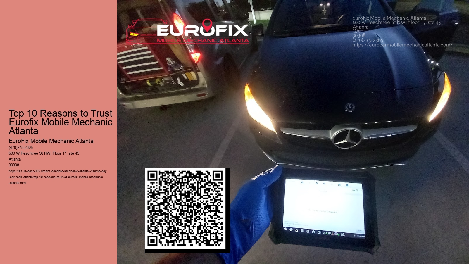 Top 10 Reasons to Trust Eurofix Mobile Mechanic Atlanta